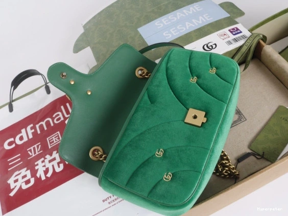 Hyper Peter shoulder mini GUCCI GG Marmont bag 0810